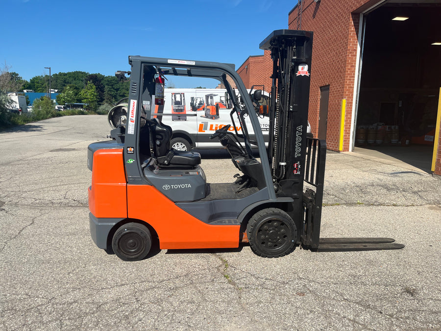 Used forklift for sale in Kitchener | 2018 TOYOTA 6,000 LB IC Cushion Forklift | Model: 8FGCU30