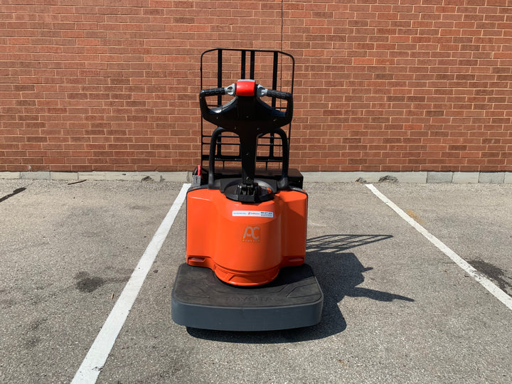Used forklift for sale in Toronto | 2020 TOYOTA 6,000 LB Electric Walkie Rider Pallet Truck | Model: 8HBE30