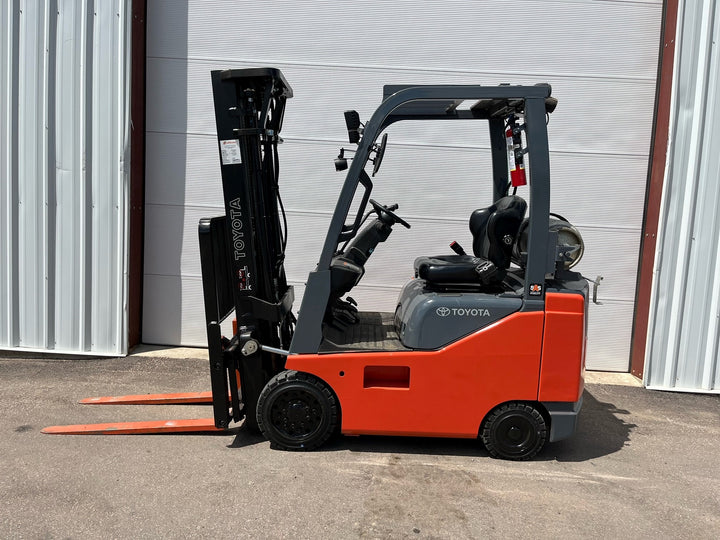 Used forklift for sale in Toronto | 2021 TOYOTA 3,500 LB IC Cushion Forklift | Model: 8FGCU18