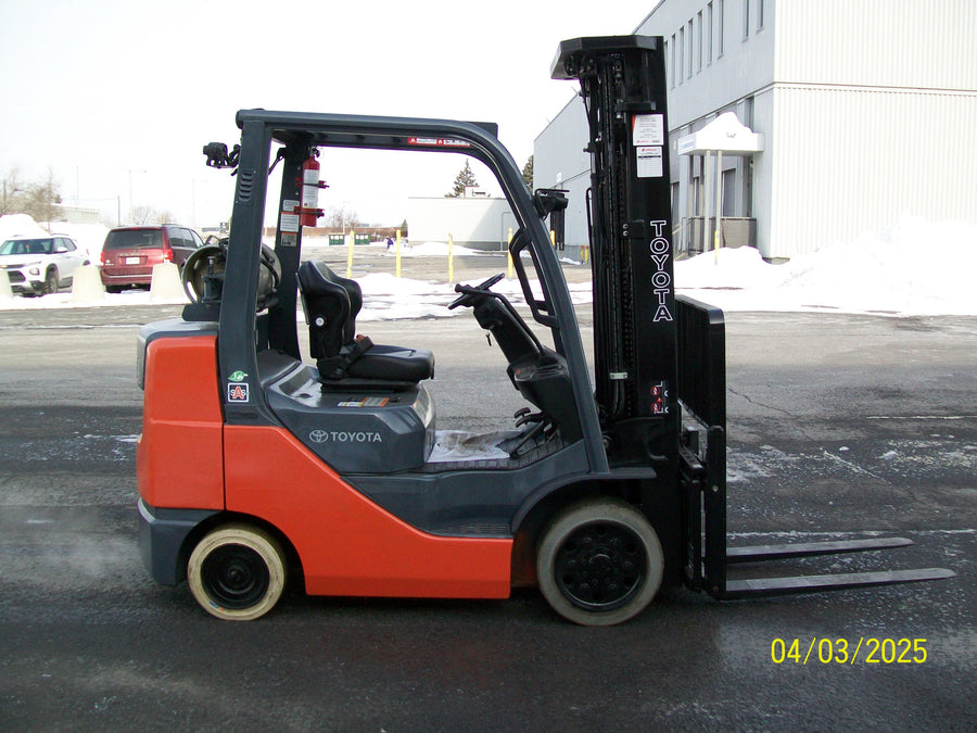 Used forklift for sale in Boucherville | 2019 TOYOTA 6,000 LB IC Cushion Forklift | Model: 8FGCU30