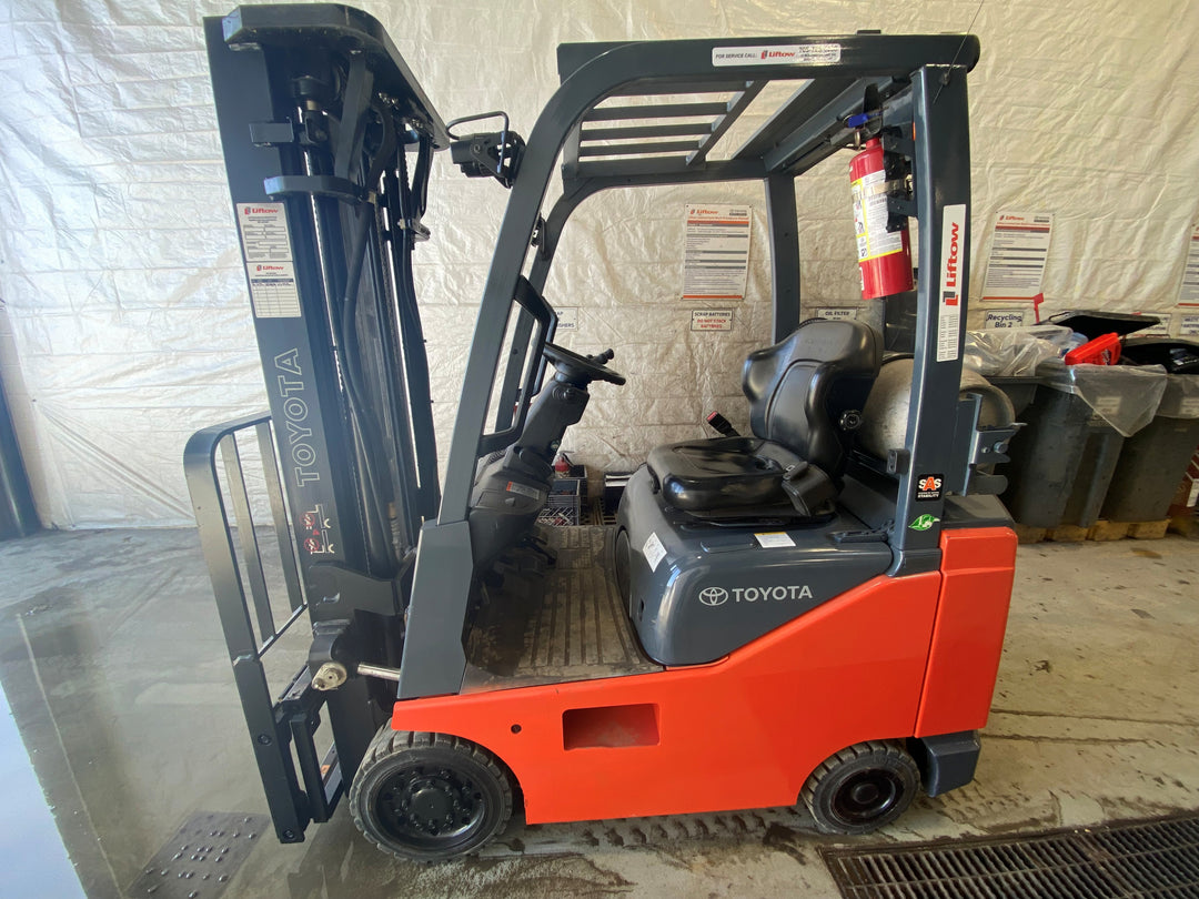 Used forklift for sale in Barrie | 2021 TOYOTA 3,500 LB IC Cushion Forklift | Model: 8FGCU18