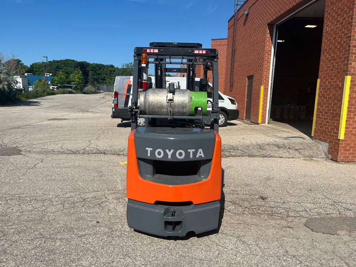 Used forklift for sale in Kitchener | 2018 TOYOTA 6,000 LB IC Cushion Forklift | Model: 8FGCU30