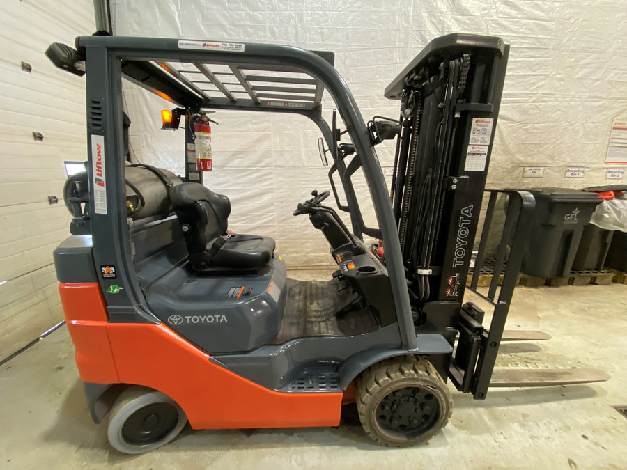 Used forklift for sale in Barrie | 2021 TOYOTA 5,000 LB IC Cushion Forklift | Model: 8FGCU25