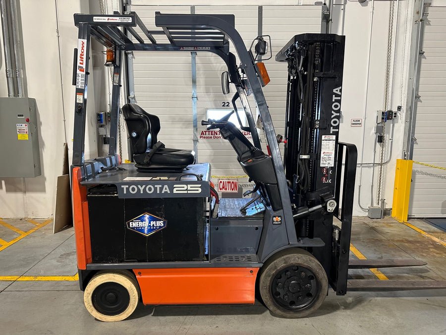 Used forklift for sale in Ajax | 2019 TOYOTA 5,000 LB Electric Cushion Forklift Longbox | Model: 8FBCHU25