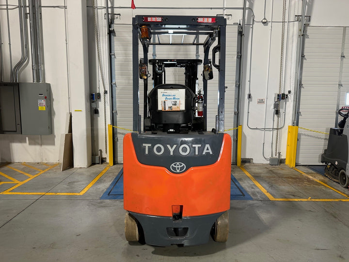 Used forklift for sale in Ajax | 2019 TOYOTA 5,000 LB Electric Cushion Forklift Longbox | Model: 8FBCHU25
