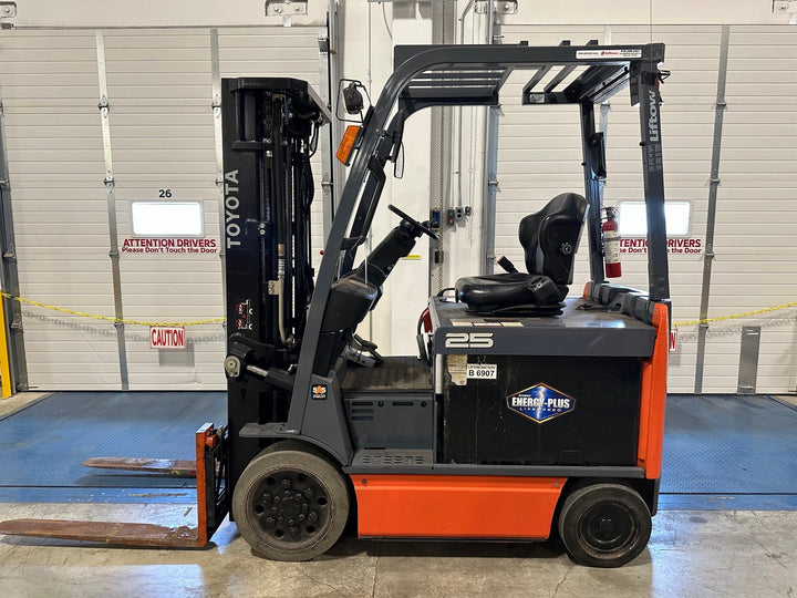 Used forklift for sale in Ajax | 2019 TOYOTA 5,000 LB Electric Cushion Forklift Longbox | Model: 8FBCHU25