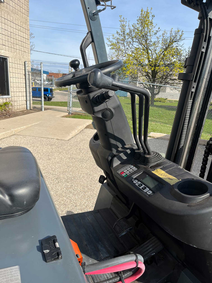 Used forklift for sale in Kitchener | 2011 TOYOTA 6,000 LB Electric Cushion Forklift | Model: 8FBCU30