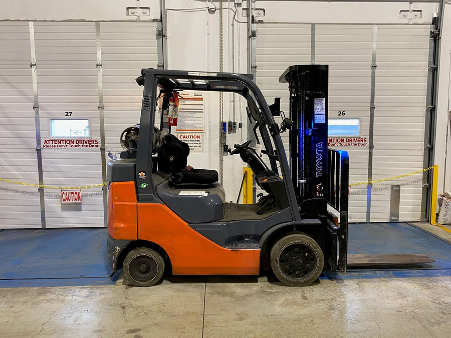 Used forklift for sale in Ajax | 2021 TOYOTA 5,000 LB IC Cushion Forklift | Model: 8FGCU25