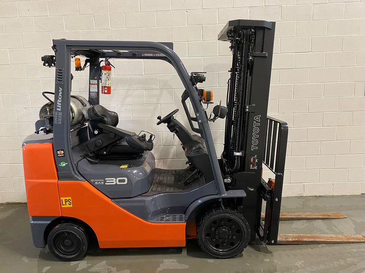Used forklift for sale in Vaughan | 2019 TOYOTA 6,000 LB IC Cushion Forklift | Model: 8FGCU30