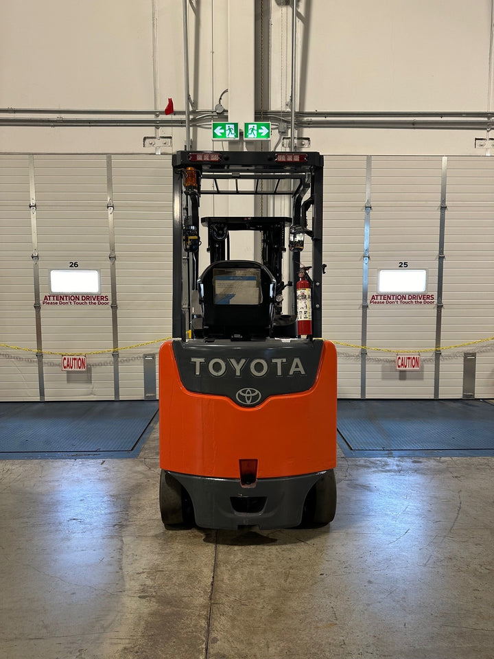 Used forklift for sale in Ajax | 2019 TOYOTA 5,000 LB Electric Cushion Forklift Longbox | Model: 8FBCHU25