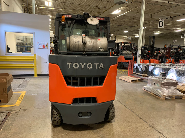 Used forklift for sale in Toronto | 2018 TOYOTA 8,000 LB IC Cushion Forklift | Model: 8FGC35U
