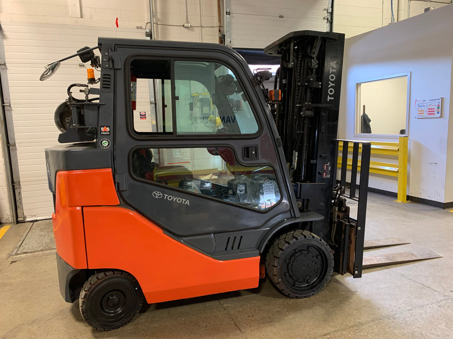 Used forklift for sale in Toronto | 2018 TOYOTA 8,000 LB IC Cushion Forklift | Model: 8FGC35U