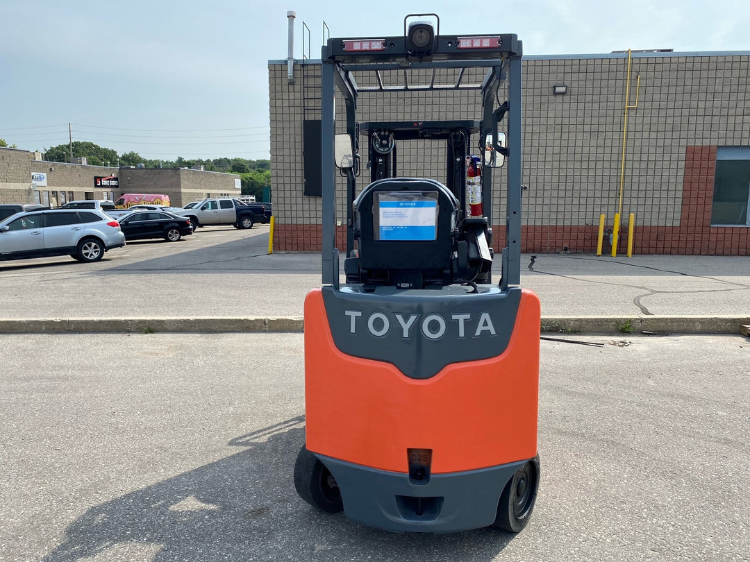 Used forklift for sale in Barrie | 2019 TOYOTA 5,000 LB Electric Cushion Forklift | Model: 8FBCU25