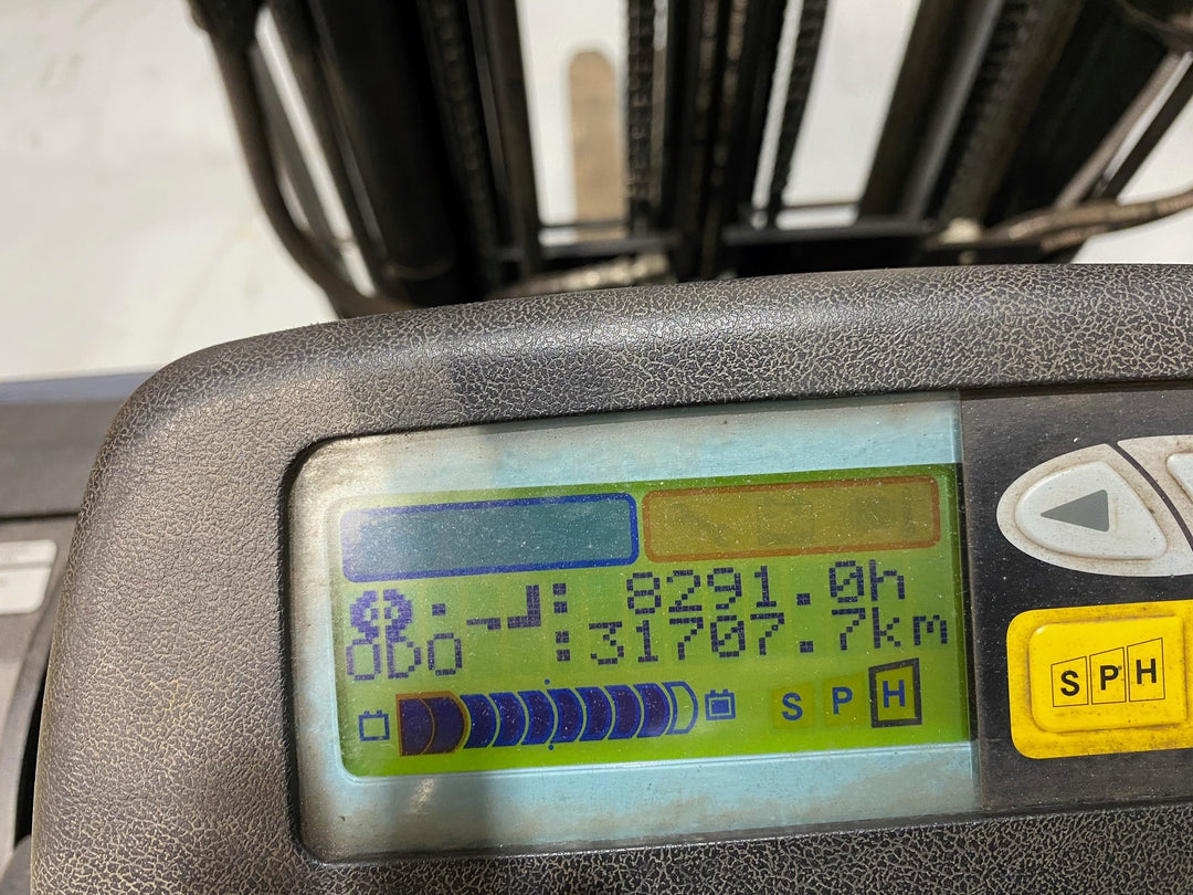 Used forklift for sale in Barrie | 2014 TOYOTA 3,500 LB Electric Cushion Forklift | Model: 7FBCU18