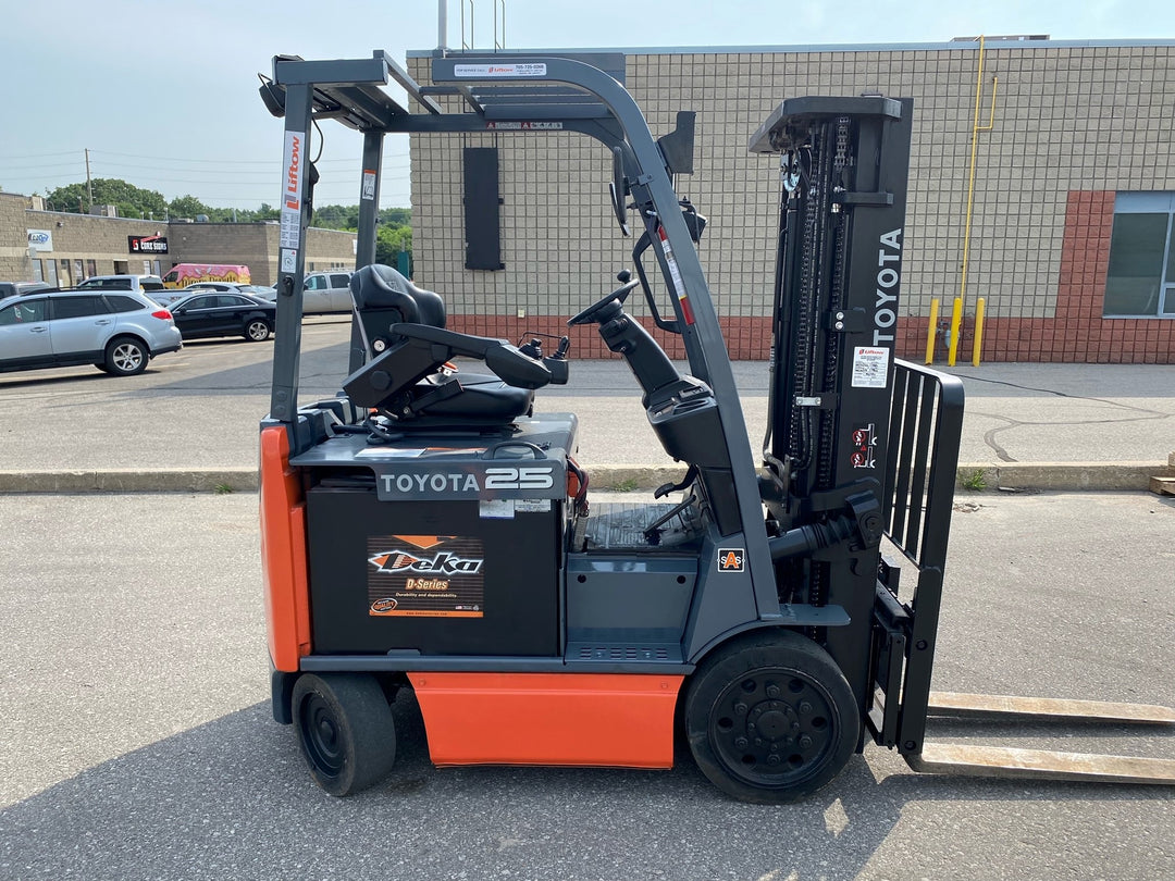 Used forklift for sale in Barrie | 2019 TOYOTA 5,000 LB Electric Cushion Forklift | Model: 8FBCU25