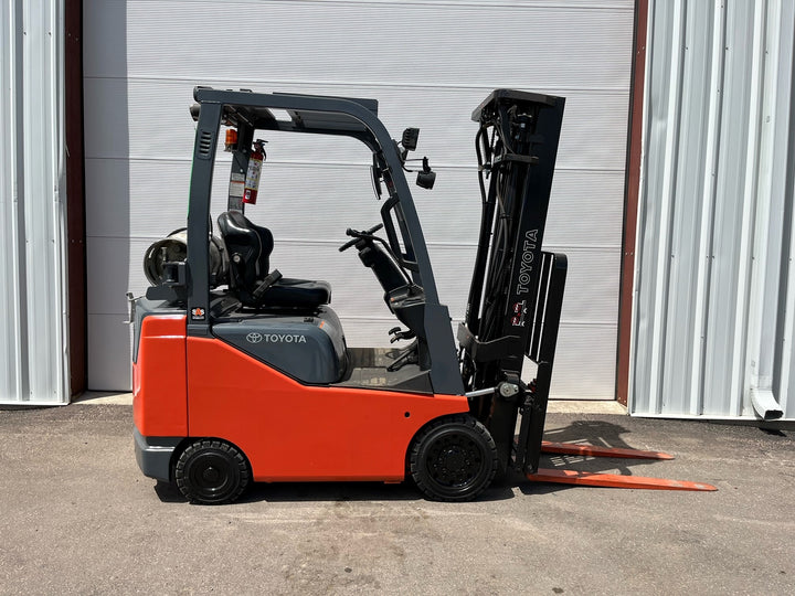 Used forklift for sale in Toronto | 2021 TOYOTA 3,500 LB IC Cushion Forklift | Model: 8FGCU18
