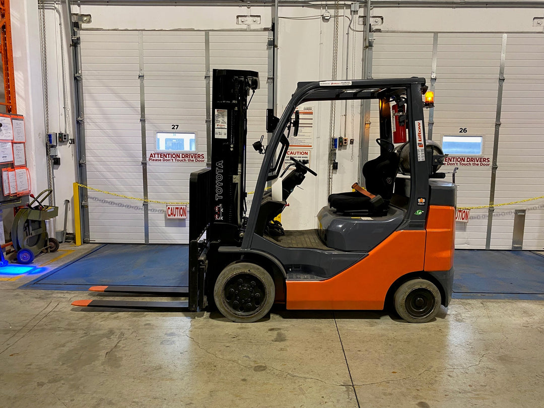 Used forklift for sale in Ajax | 2021 TOYOTA 5,000 LB IC Cushion Forklift | Model: 8FGCU25