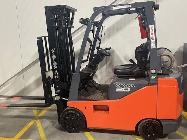 Used forklift for sale in Vaughan | 2021 TOYOTA 4,000 LB IC Cushion Forklift | Model: 8FGCSU20