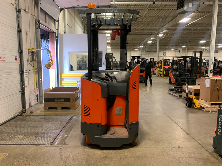 Used forklift for sale in Toronto | 2017 TOYOTA 3,500 LB Electric Reach Truck | Model: 9BR182S211