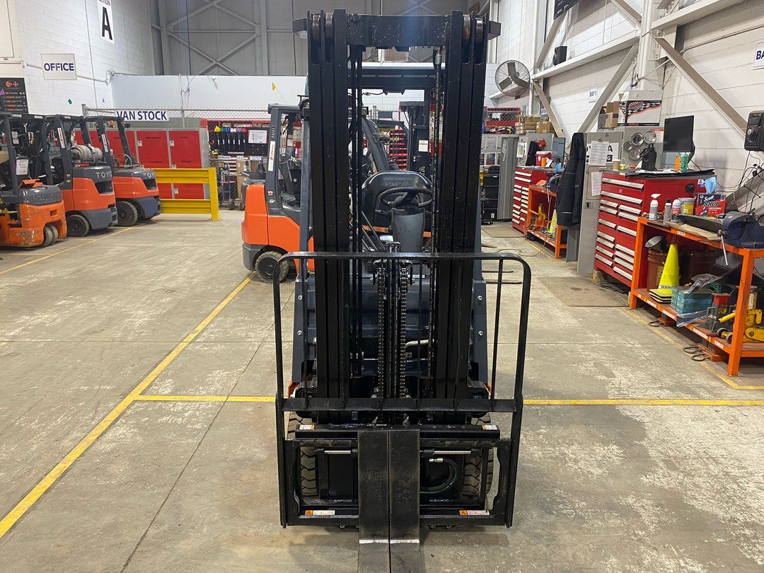 Used forklift for sale in Barrie | 2021 TOYOTA 3,500 LB IC Cushion Forklift | Model: 8FGCU18