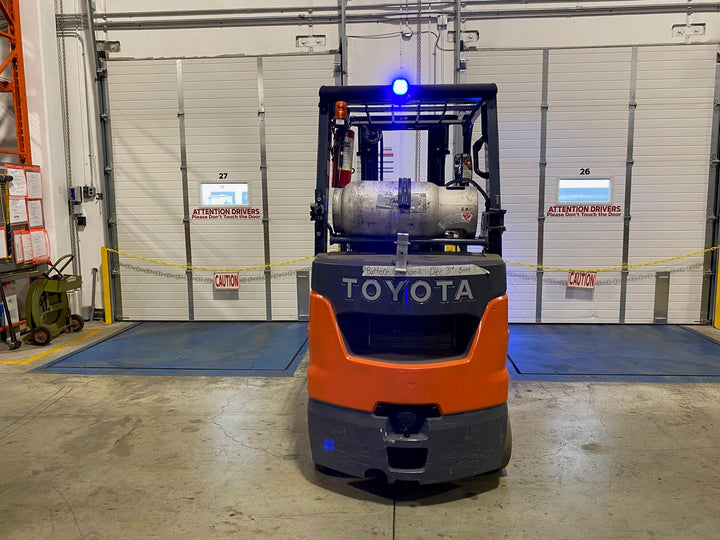 Used forklift for sale in Ajax | 2021 TOYOTA 5,000 LB IC Cushion Forklift | Model: 8FGCU25