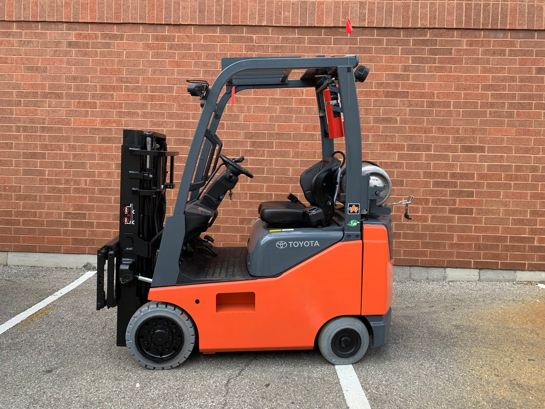 Used forklift for sale in Toronto | 2020 TOYOTA 3,000 LB IC Cushion Forklift | Model: 8FGCU15