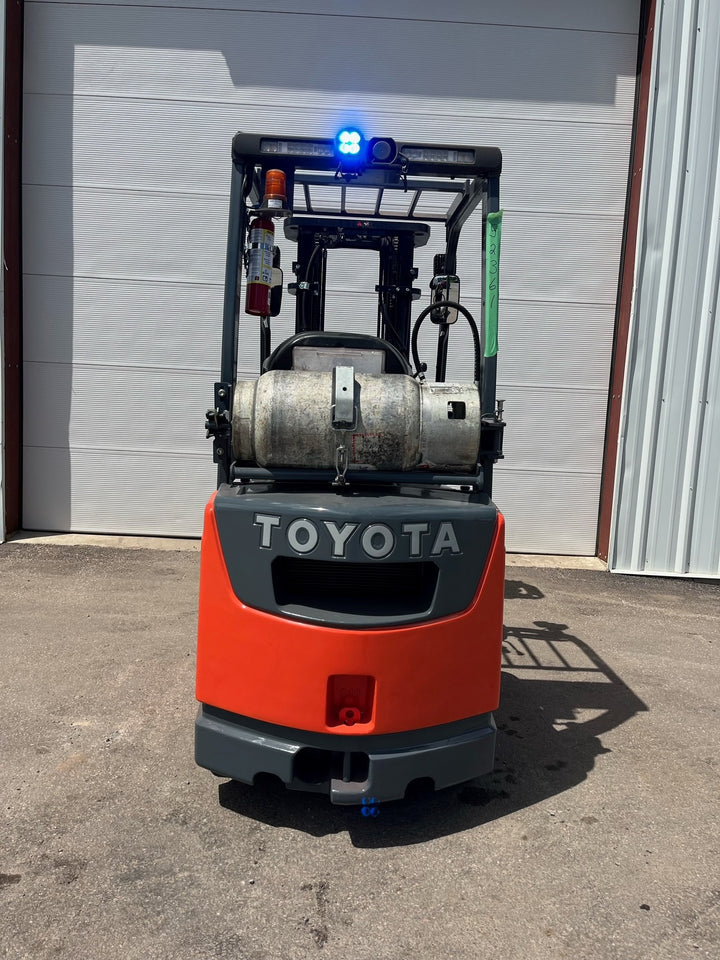 Used forklift for sale in Toronto | 2021 TOYOTA 3,500 LB IC Cushion Forklift | Model: 8FGCU18