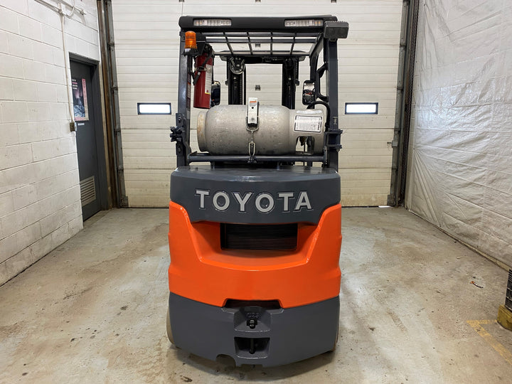 Used forklift for sale in Barrie | 2021 TOYOTA 5,000 LB IC Cushion Forklift | Model: 8FGCU25