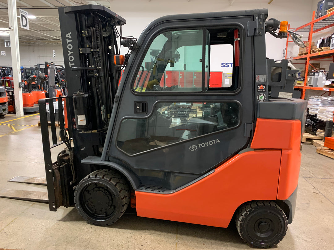 Used forklift for sale in Toronto | 2018 TOYOTA 8,000 LB IC Cushion Forklift | Model: 8FGC35U