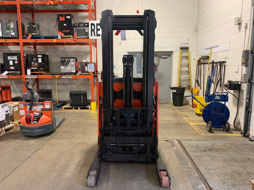 Used forklift for sale in Toronto | 2017 TOYOTA 3,500 LB Electric Reach Truck | Model: 9BR182S211