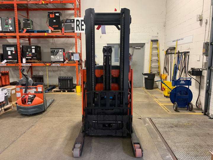 Used forklift for sale in Toronto | 2017 TOYOTA 3,500 LB Electric Reach Truck | Model: 9BR182S211