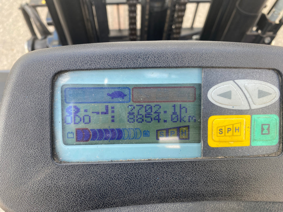 Used forklift for sale in Kitchener | 2018 TOYOTA 8,000 LB Electric Cushion Forklift | Model: 7FBCU35