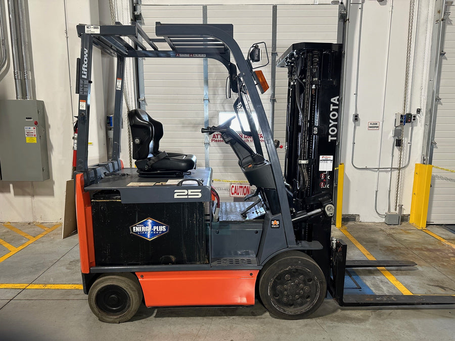 Used forklift for sale in Ajax | 2019 TOYOTA 5,000 LB Electric Cushion Forklift Longbox | Model: 8FBCHU25