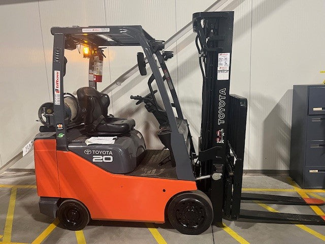 Used forklift for sale in Vaughan | 2021 TOYOTA 4,000 LB IC Cushion Forklift | Model: 8FGCSU20