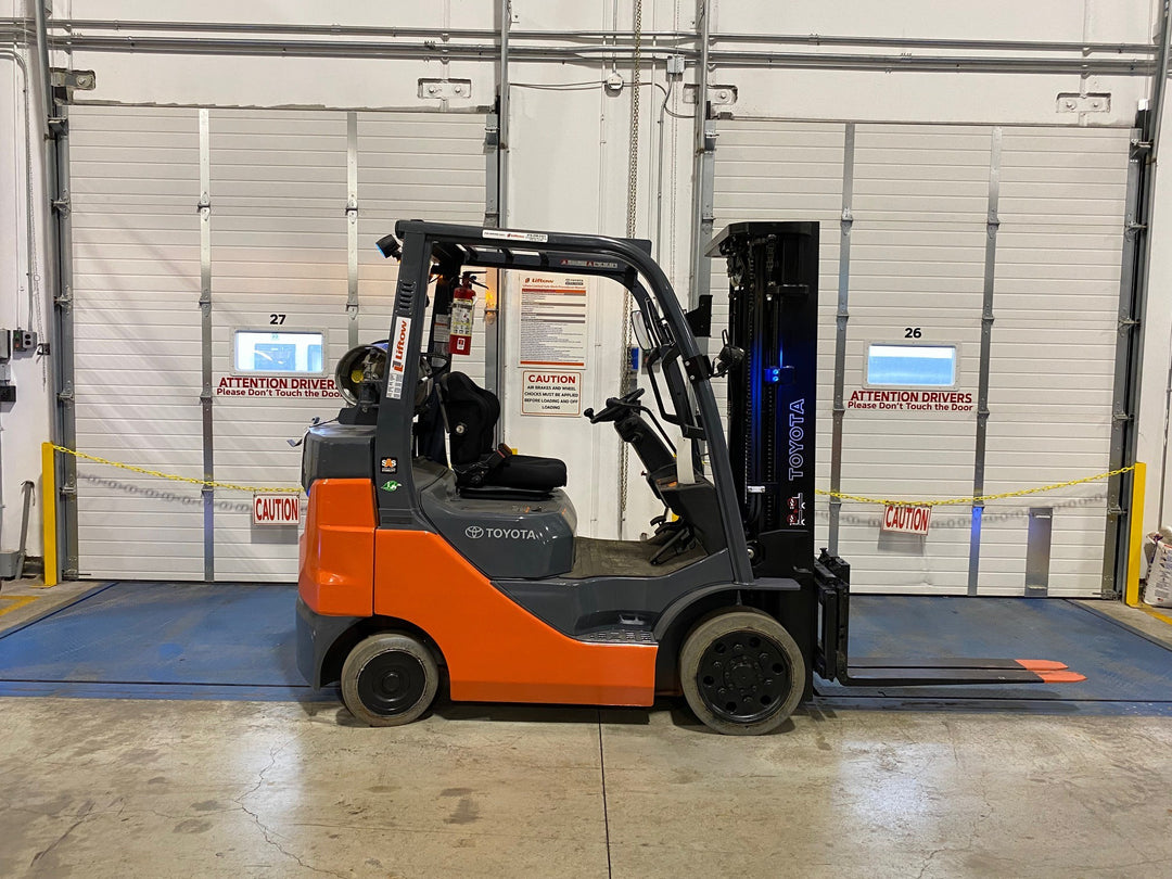 Used forklift for sale in Ajax | 2021 TOYOTA 5,000 LB IC Cushion Forklift | Model: 8FGCU25