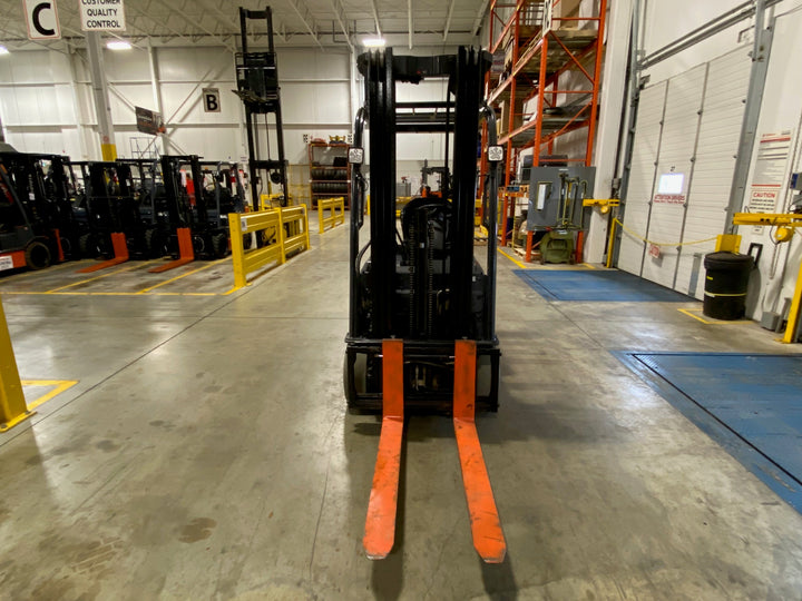Used forklift for sale in Vaughan | 2019 TOYOTA 4,000 LB 3-Wheel Electric Forklift | Model: 8FBE20U
