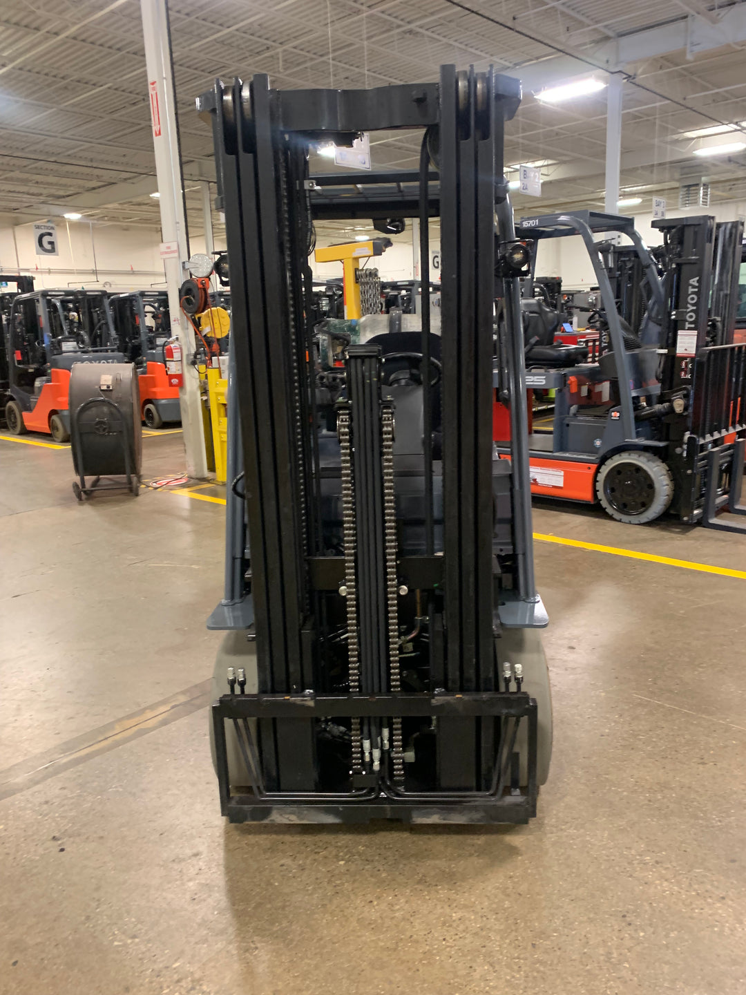 Used forklift for sale in Toronto | 2021 TOYOTA 5000 LB IC Cushion Forklift | Model: 8FGCU25