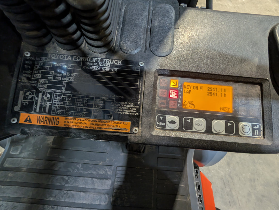 Used forklift for sale in Moncton | 2020 TOYOTA 5,000 LB IC Pneumatic Forklift | Model: 8FGU25