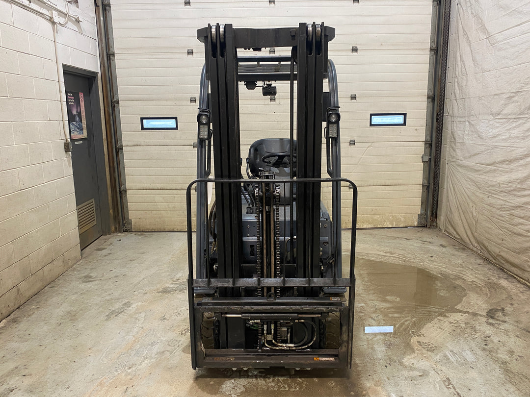 Used forklift for sale in Barrie | 2021 TOYOTA 4,000 LB 3-Wheel Electric Forklift | Model: 8FBE20U