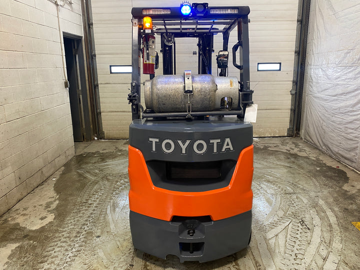 Used forklift for sale in Barrie | 2021 TOYOTA 5,000 LB IC Cushion Forklift | Model: 8FGCU25