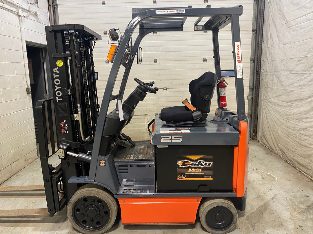 Used forklift for sale in Barrie | 2021 TOYOTA 5000 LB Electric Cushion Forklift | Model: 8FBCU25
