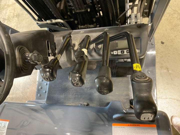Used forklift for sale in Ajax | 2022 TOYOTA 4,000 LB 3-Wheel Electric Forklift | Model: 8FBE20U