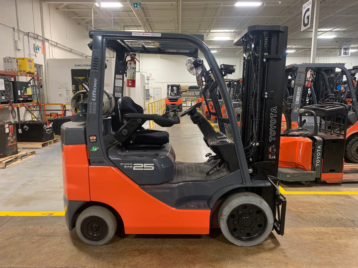 Used forklift for sale in Toronto | 2021 TOYOTA 5000 LB IC Cushion Forklift | Model: 8FGCU25