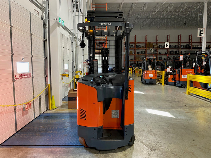 Used forklift for sale in Kitchener | 2017 TOYOTA 3,500 LB Electric Reach Truck | Model: 9BR183M241