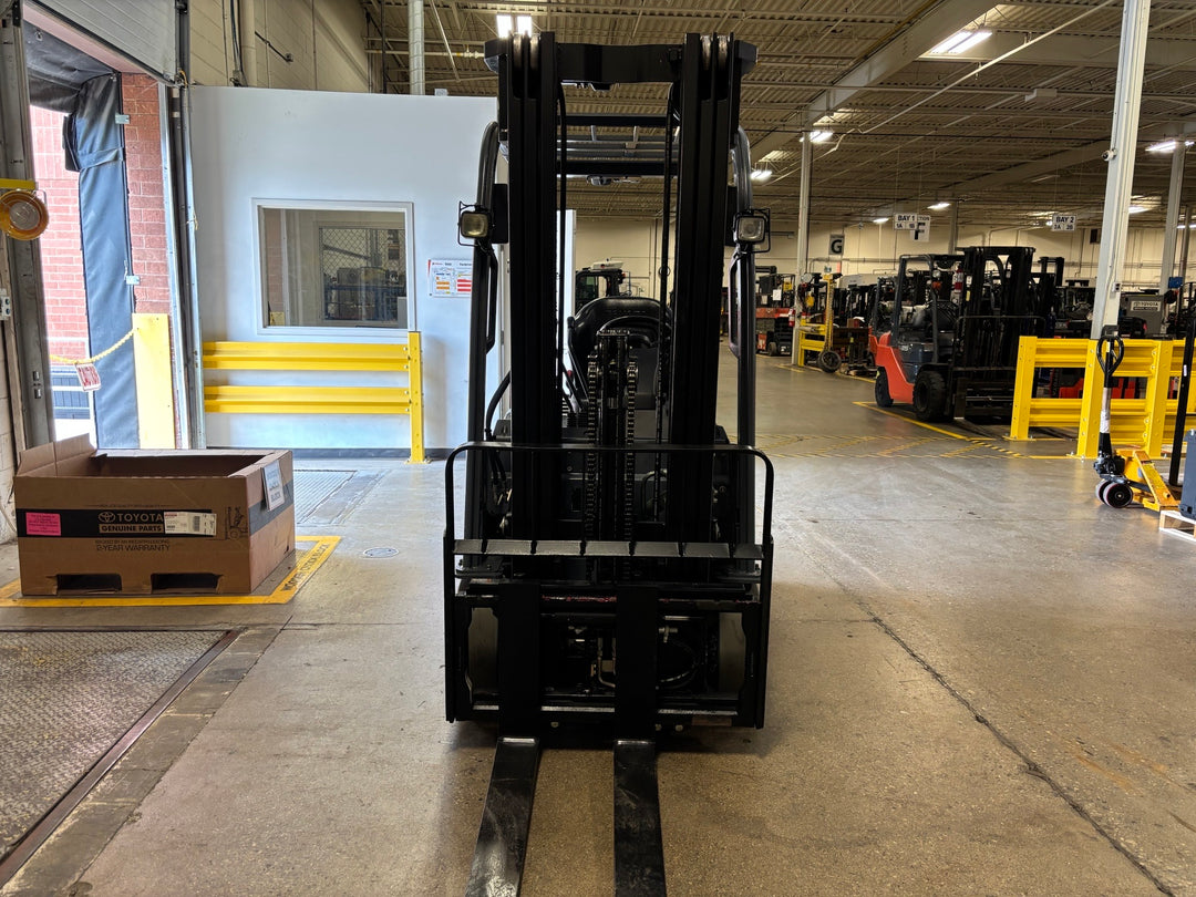 Used forklift for sale in Toronto | 2020 TOYOTA 4000 LB 3-Wheel Electric Forklift | Model: 8FBE20U