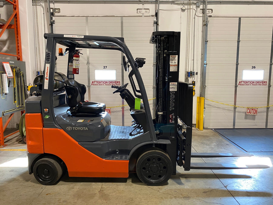 Used forklift for sale in Ajax | 2021 TOYOTA 5000 LB IC Cushion Forklift | Model: 8FGCU25