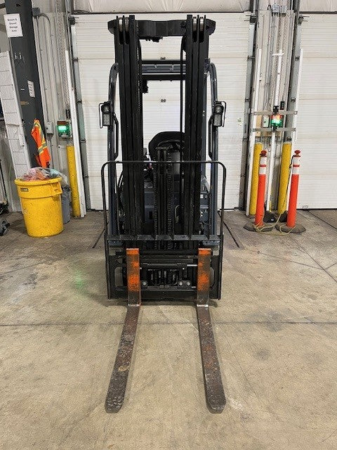 Used forklift for sale in London | 2022 TOYOTA 3,500 LB 3-Wheel Electric Forklift | Model: 8FBE18U