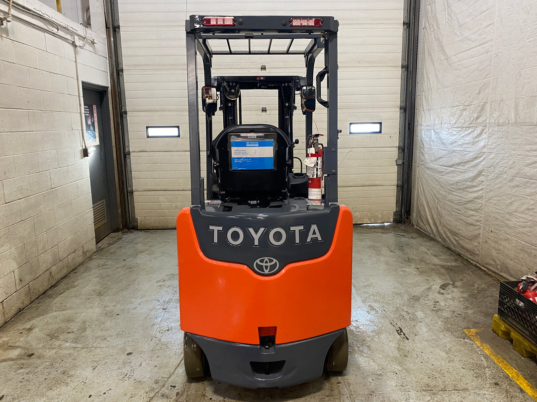 Used forklift for sale in Barrie | 2021 TOYOTA 5000 LB Electric Cushion Forklift | Model: 8FBCU25