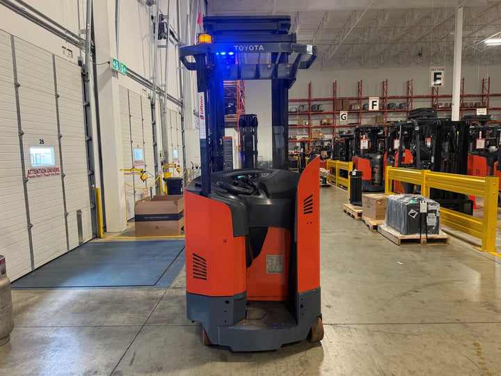 Used forklift for sale in Vaughan | 2017 TOYOTA 3,500 LB Electric Reach Truck | Model: 9BR183M241