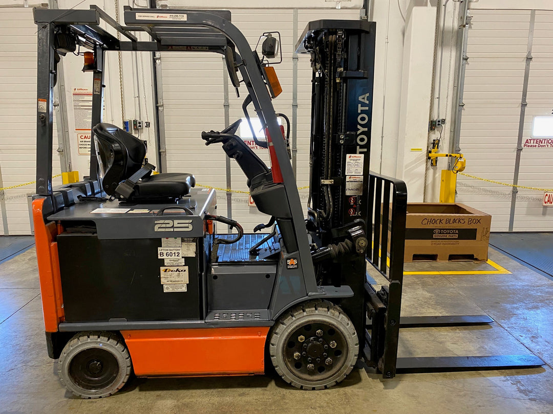 Used forklift for sale in Vaughan | 2021 TOYOTA 5,000 LB Electric Cushion Forklift | Model: 8FBCU25